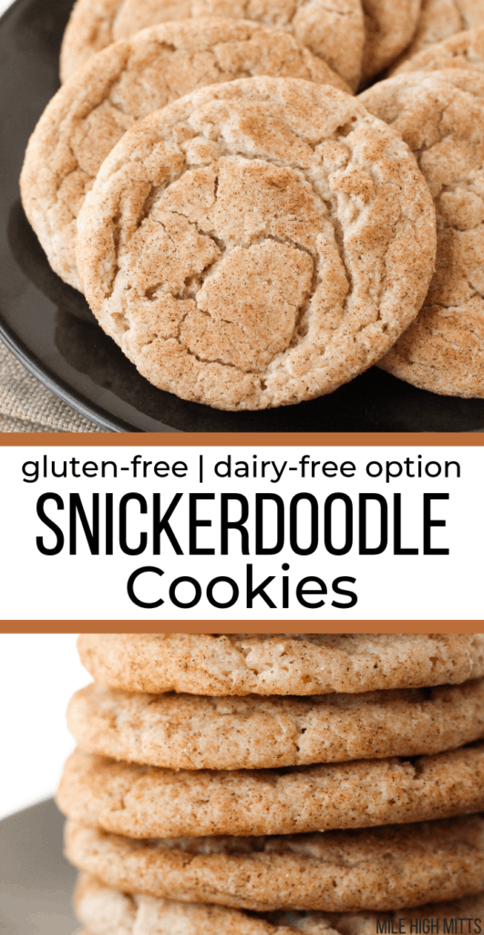 Easy Gluten-Free Snickerdoodles with Dairy-Free Option!