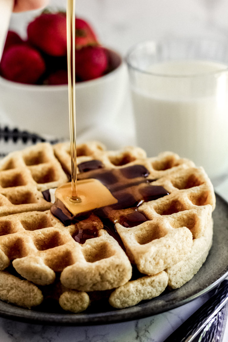 Healthy Oat Waffles (gluten-free) - Mile High Mitts