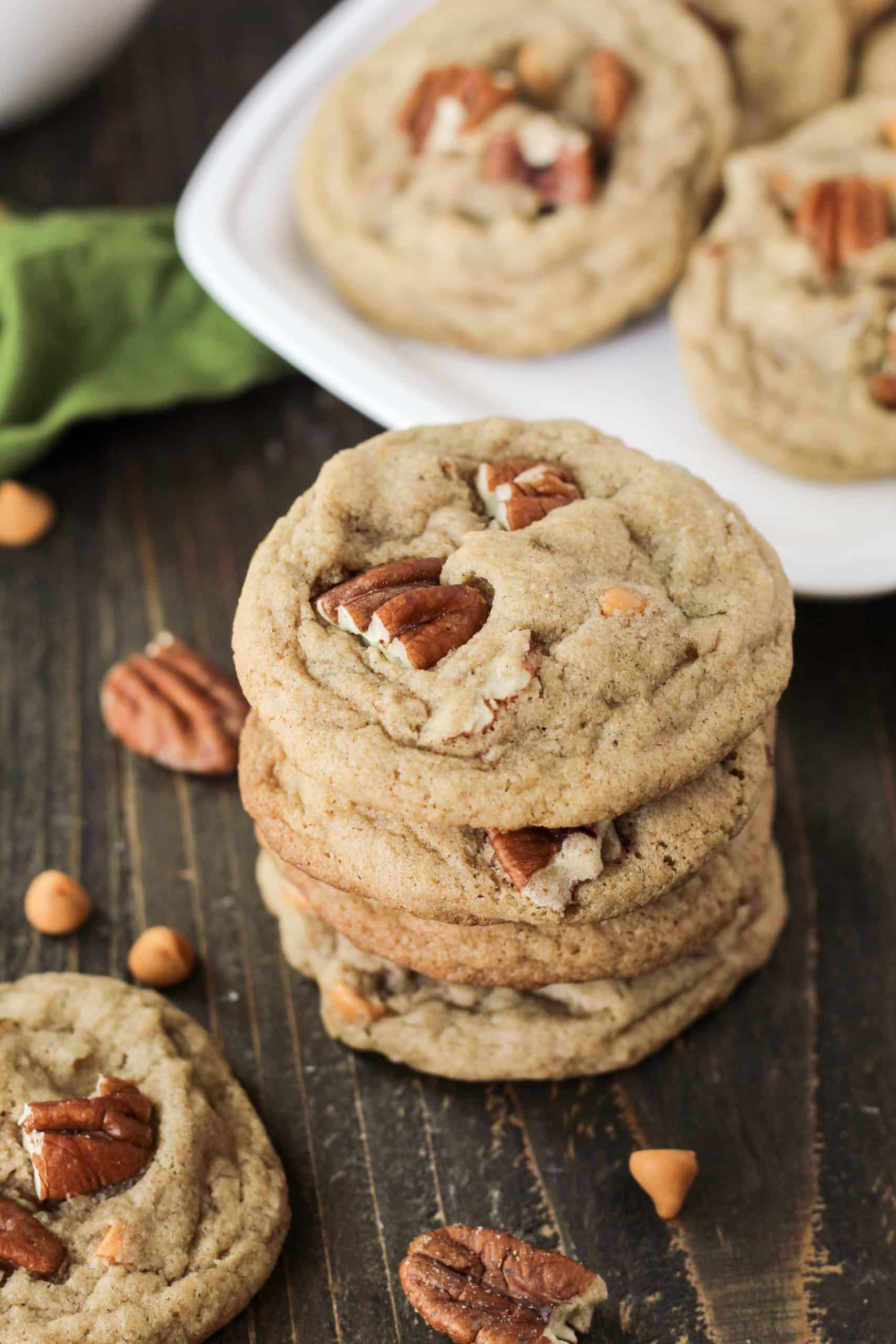 Gluten-free Butter Pecan Cookies (dairy-free option) - Mile High Mitts