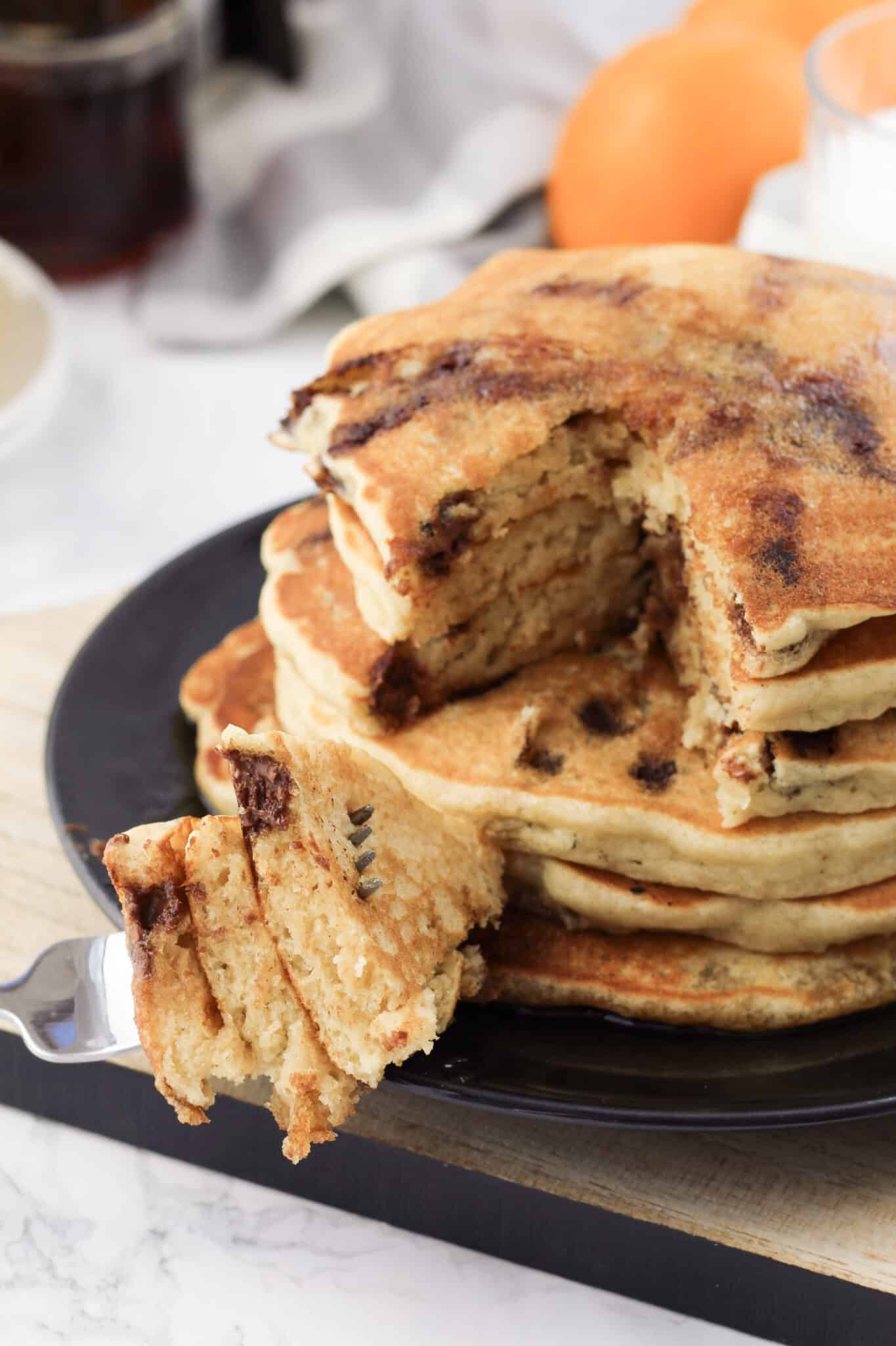 Gluten-free Chocolate Chip Pancakes - Mile High Mitts